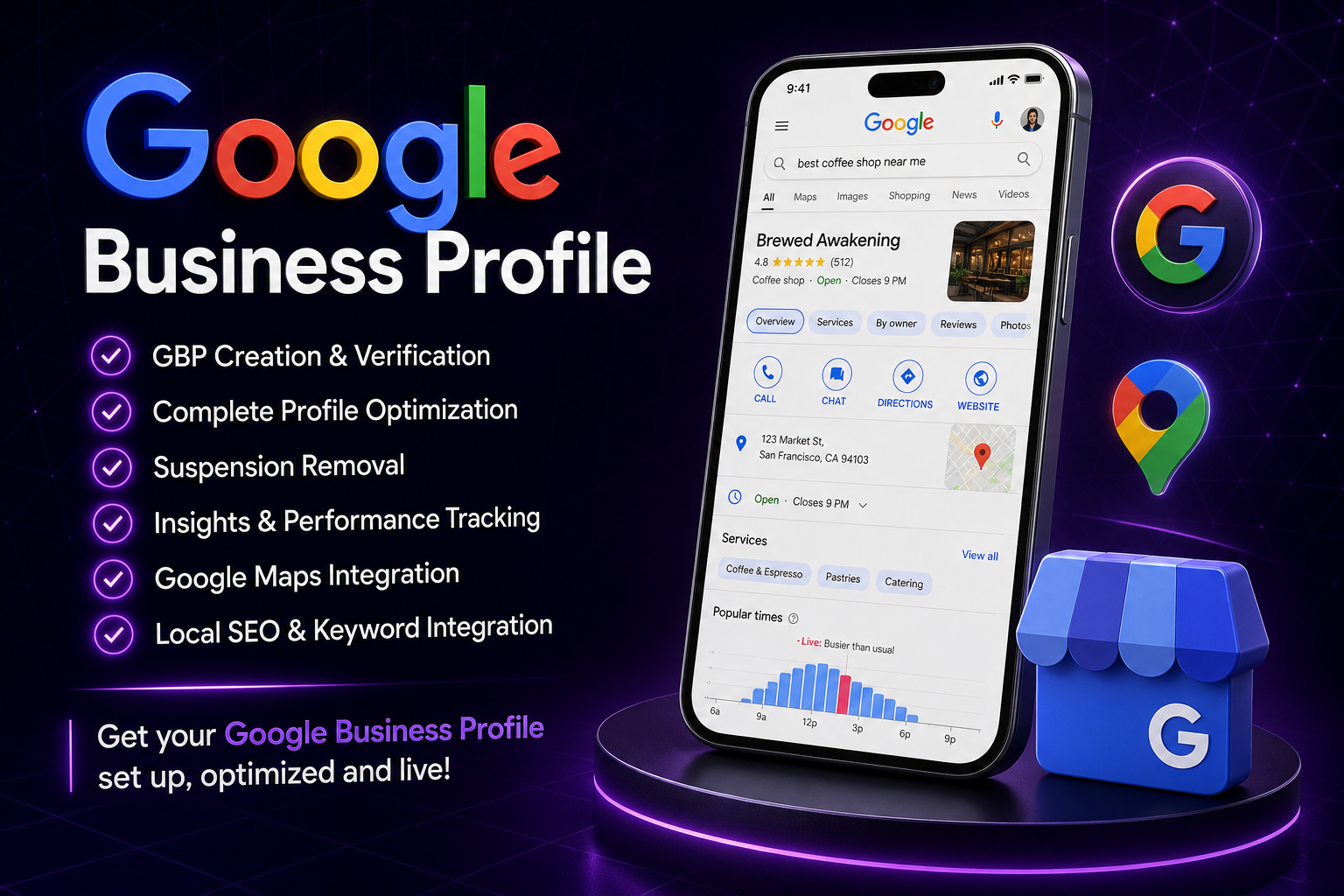 Google Business Profile success visualization